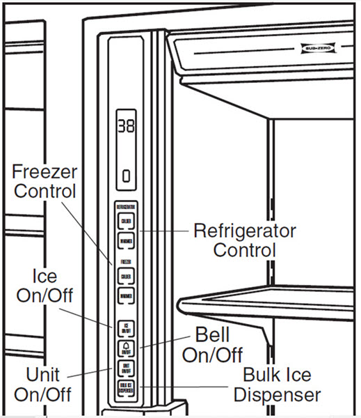 Sub Zero Fridge Control Panel Not Working