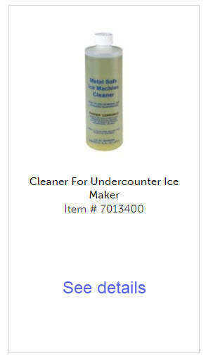 Clean An Under Counter Ice Maker Ice Machine! 