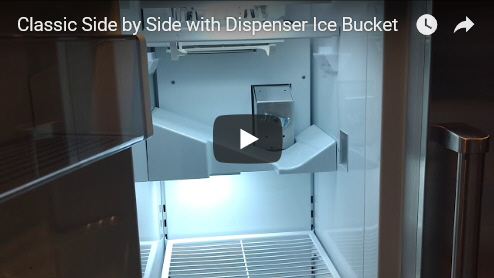 Sub-Zero Side By Side Model Ice Bucket Installation