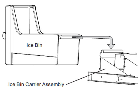 Sub-Zero 532 Refrigerator Freezer Basket Glide Right for Model # 532