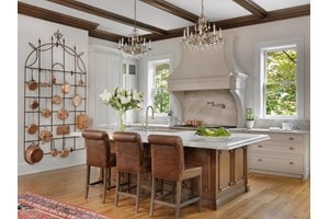 Wolf 60" Dual Fuel with Griddle in 1892 Estate by Thomas B. Wall.