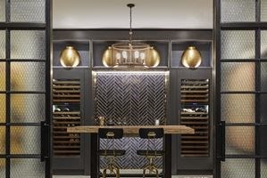 Penthouse Wine Room with a View by Steve Karp