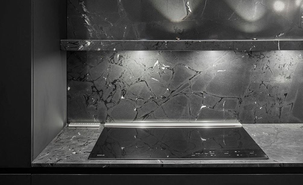 Wolf 30&quot; Contemporary Cooktop in Summerhill Kitchen by Anna Simone.