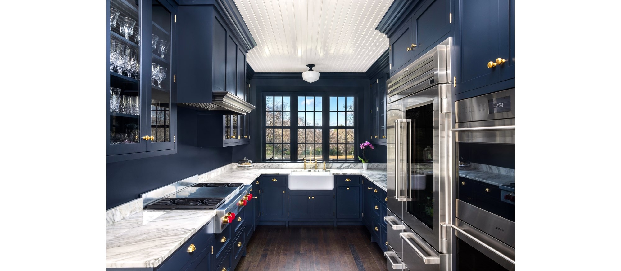 Sub-Zero, Wolf, and Cove Kitchen Design Contest Finalist, Beth Veillette of Hanford-Cabinet-Woodworking from Guilford, CT, USA