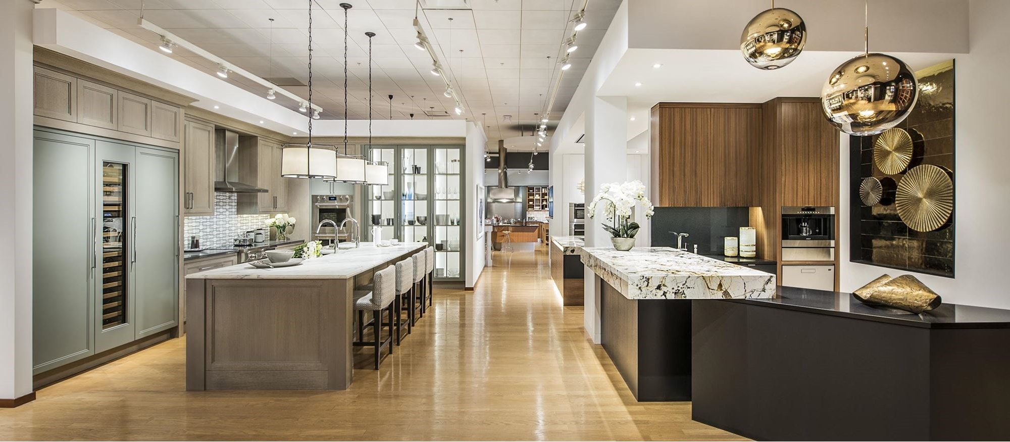 Explore ideas for your new kitchen at Sub-Zero, Wolf and Cove Showroom in Columbia, Maryland
