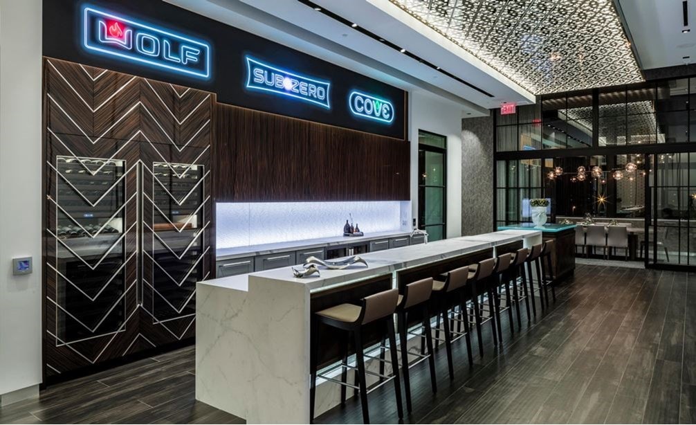 Experience the sights, sounds, and smells of your next kitchen at the official Sub-Zero, Wolf and Cove Showroom in Miami, Florida