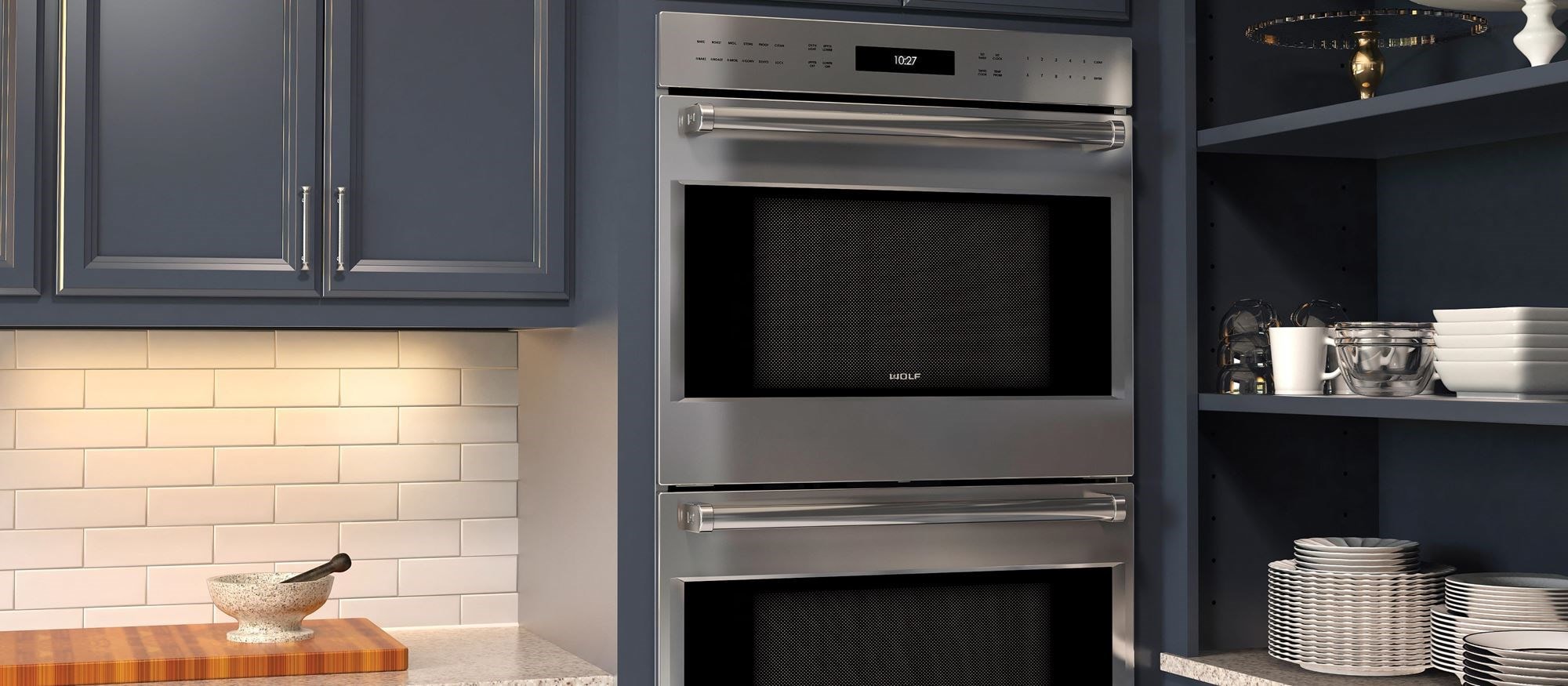 Wolf 30&quot; E Series Professional Built-In Double Oven (DO30PE/S/PH)