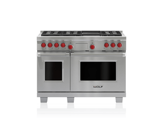 Wolf Legacy Model - 48" Dual Fuel Range - 6 Burners and Infrared Charbroiler DF486C