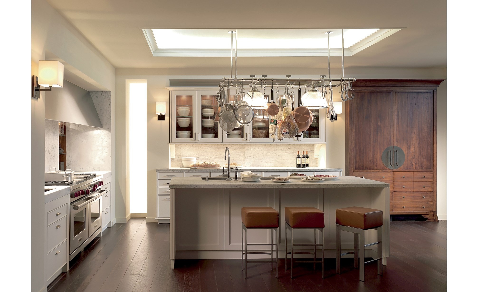 Wolf 60" Dual Fuel 4 Burner Infrared Charbroiler French Top