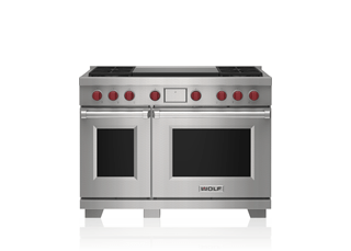 Wolf 48" Dual Fuel Range - 4 Burners and Infrared Dual Griddle DF48450DG/S/P