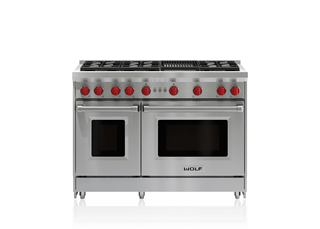 Wolf 48" Gas Range - 6 Burners and Infrared Charbroiler GR486C