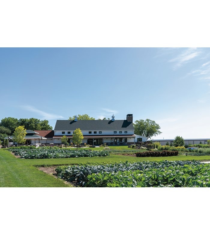 The Sub-Zero, Wolf, and Cove Harvest Haven Barn hosts chef-led cooking demonstrations with fresh, locally-grown produce.