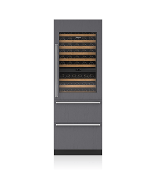 Sub-Zero 30" Designer Wine Storage and Refrigerator