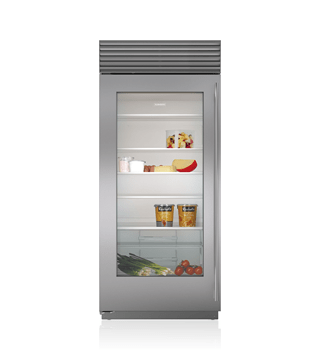 Legacy Model - 36" Classic Refrigerator with Glass Door