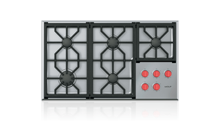 36" Professional Gas Cooktop - 5 Burners