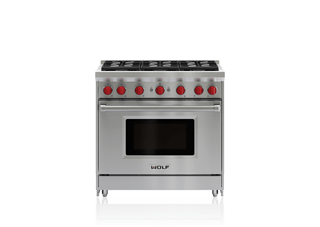 36" Gas Range - 6 Burners