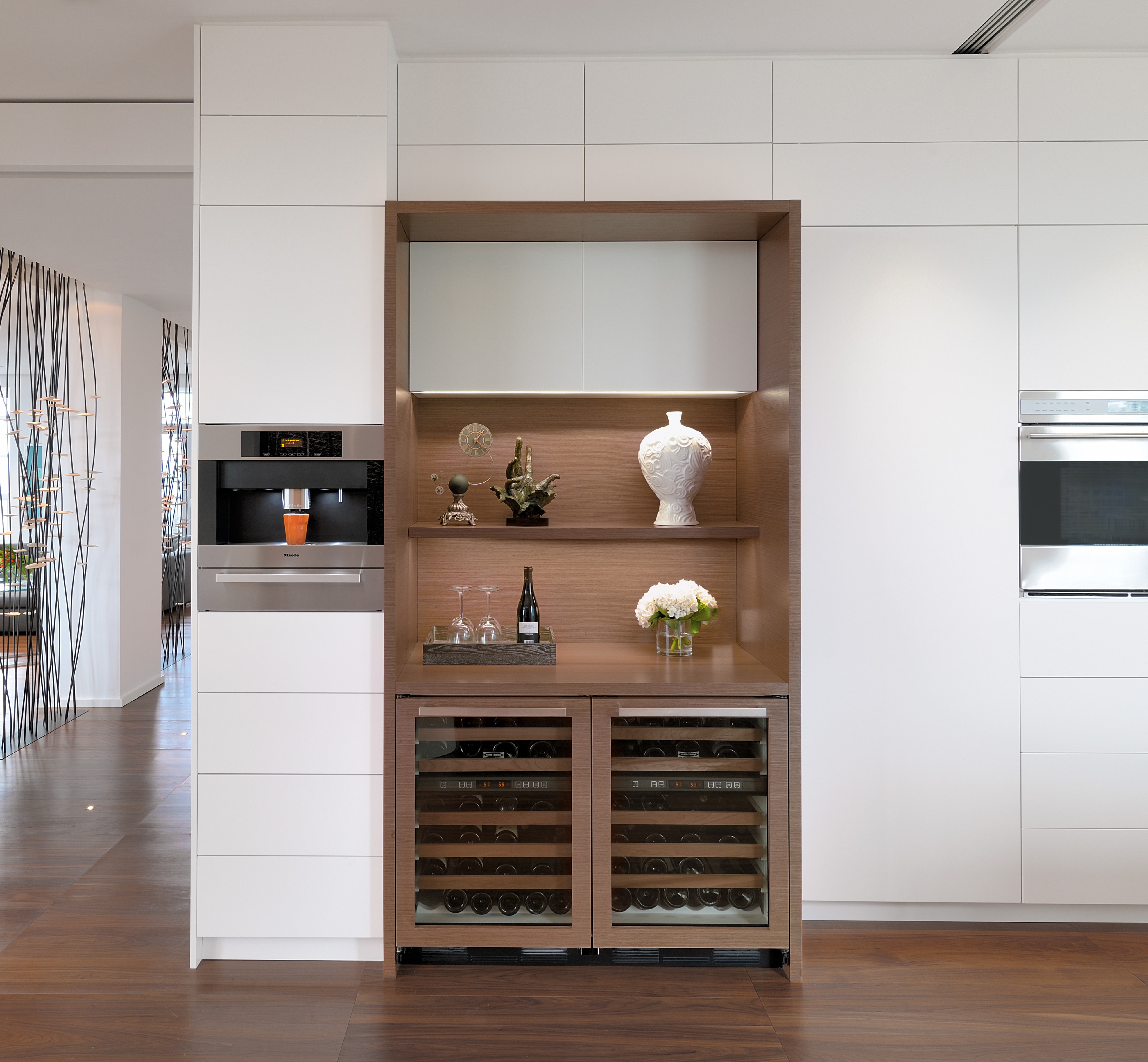 Illustration of Penthouse Kitchen With Sub-Zero Appliances