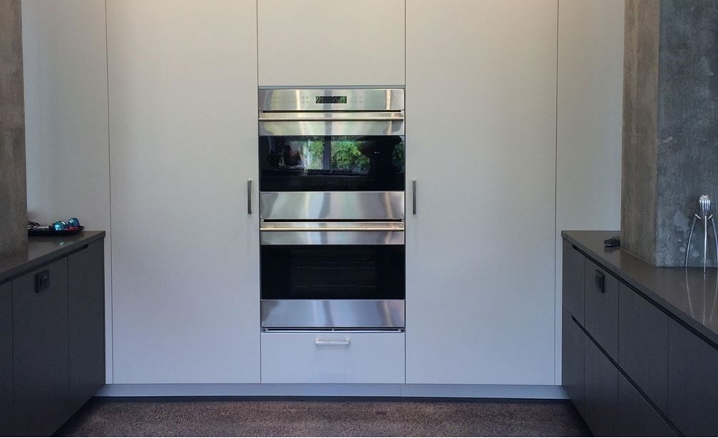 Wolf 30&quot; transitional double oven in Free Plan by Marc Bherer.