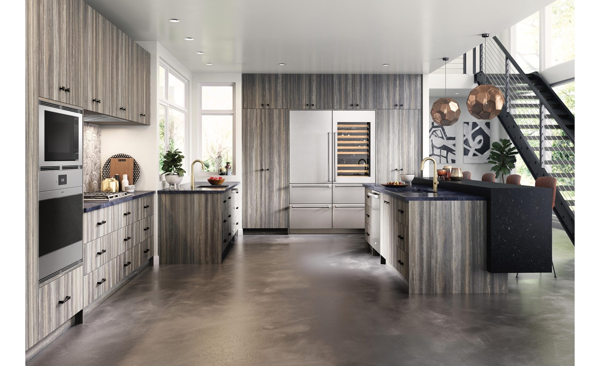 Sub-Zero 30" Designer Over and Under Refrigerator / Freezer (IT-30CI) - Formerly Integrated