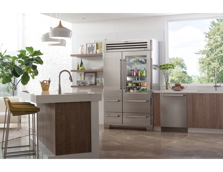 Sub-Zero 48" PRO Glass Door Refrigerator Freezer Ice maker (648PROG)