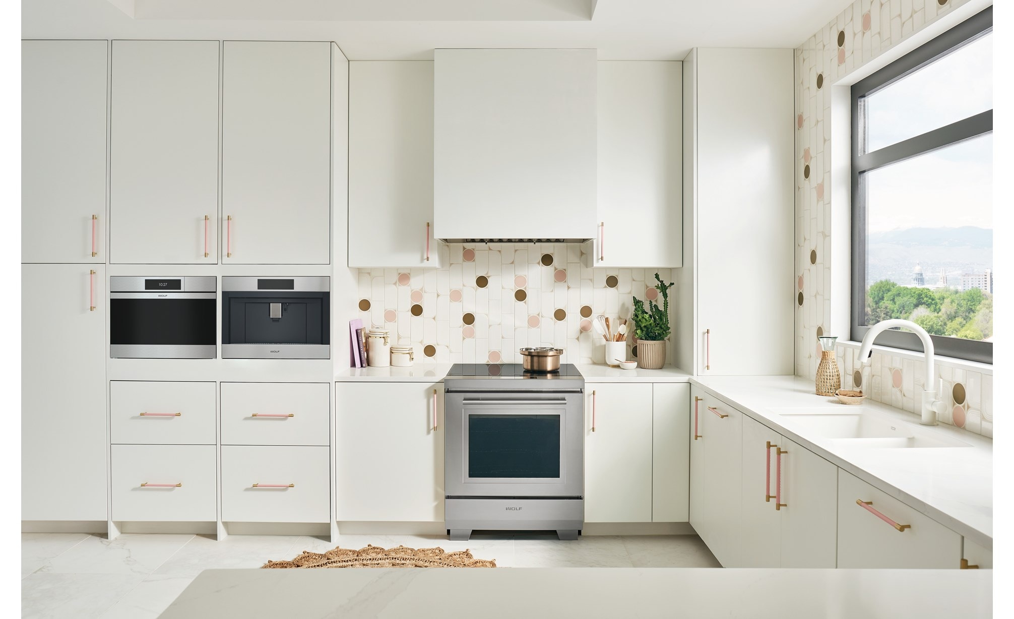 Coffee Systems, Cup Warming Drawer, Drop Down Door Microwave