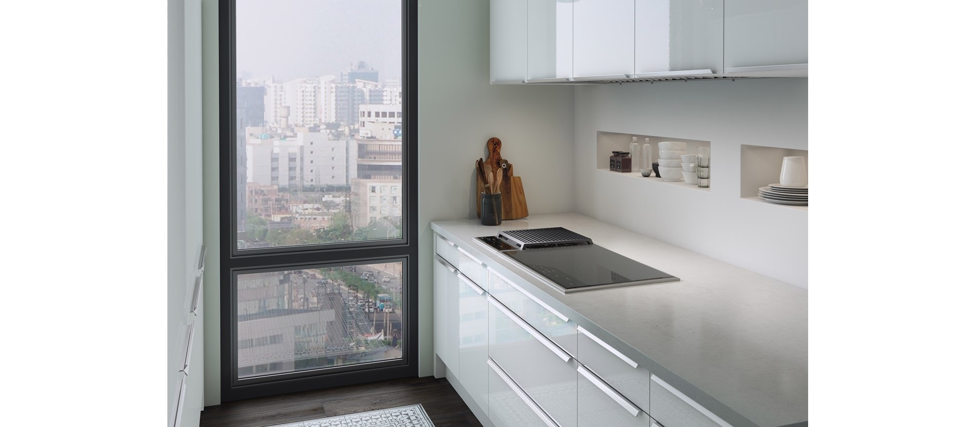 Wolf 30" Transitional Framed Induction Cooktop (CI304TF/S)