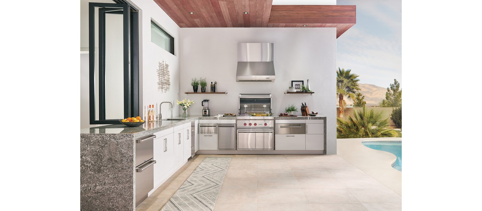 Wolf Outdoor grilling brings legendary performance to your ideal outdoor space.