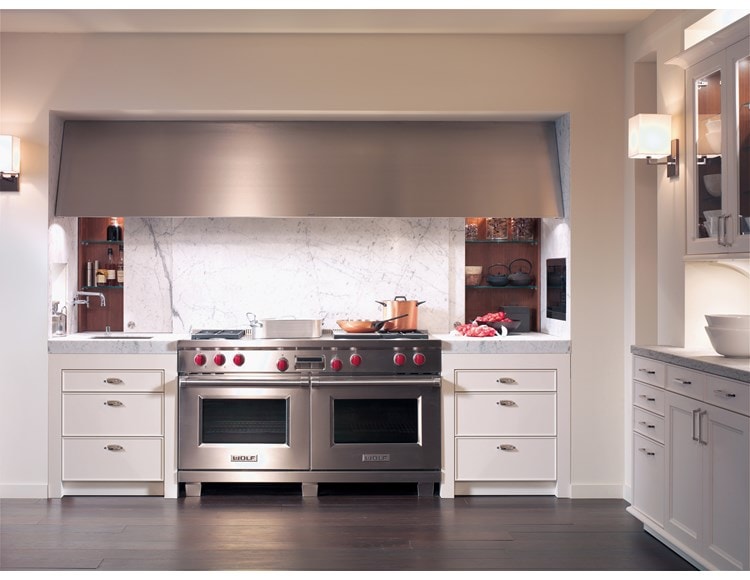 Wolf 60" Dual Fuel Range 4 Burner Infrared Charbroiler French Top (DF604CF)