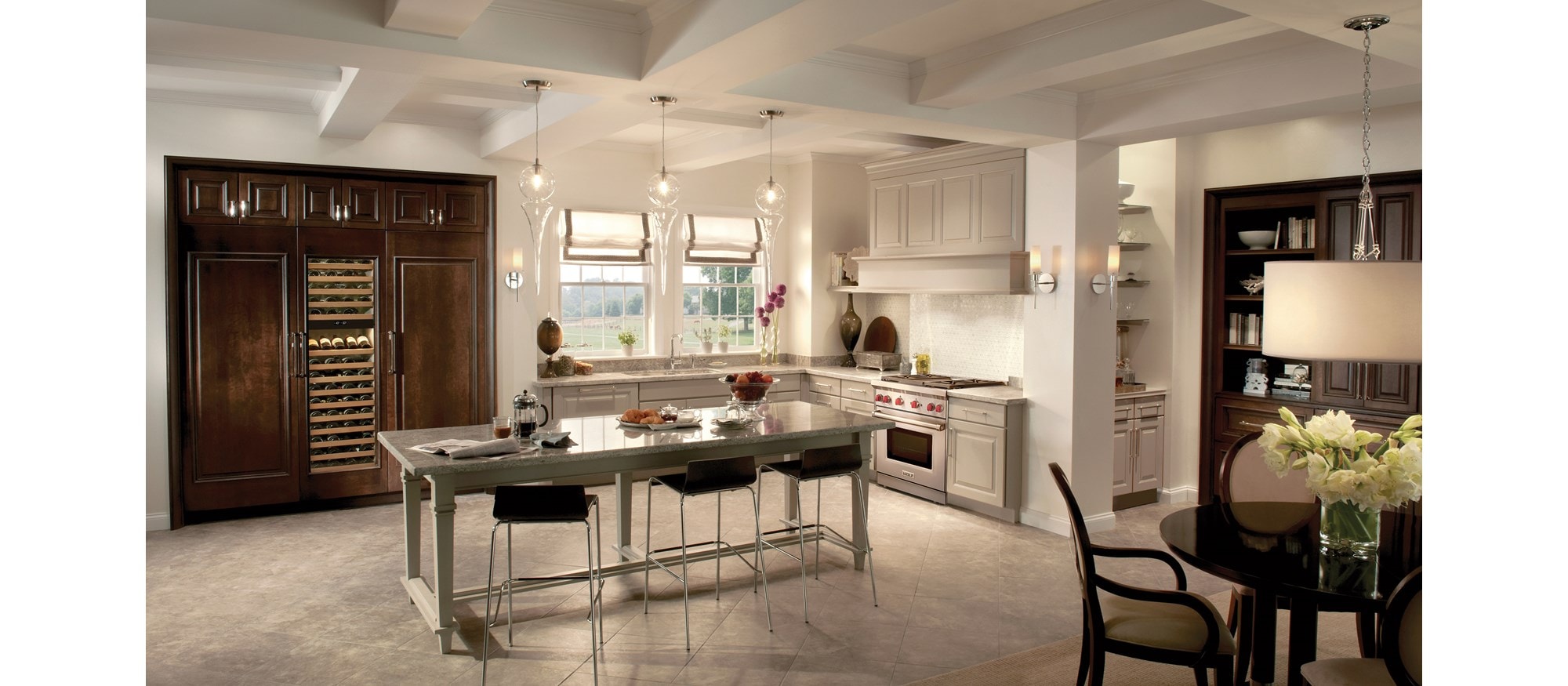 36" Gas Range 4 Burner Infrared Griddle Wolf Rangetop