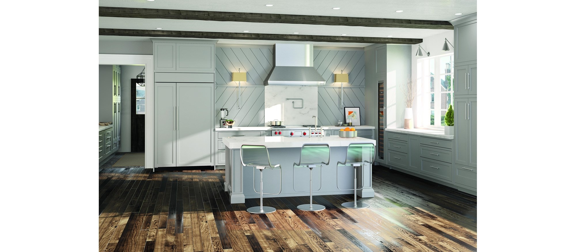 Wolf 48" Pro Wall Chimney Hood (PWC482418)