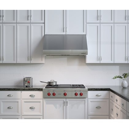 Wolf 36" Pro Wall Hood - 27" Depth (PW362718)