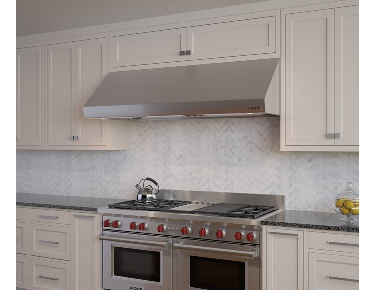Wolf 66" Pro Wall Hood - 27" Depth (PW662718)
