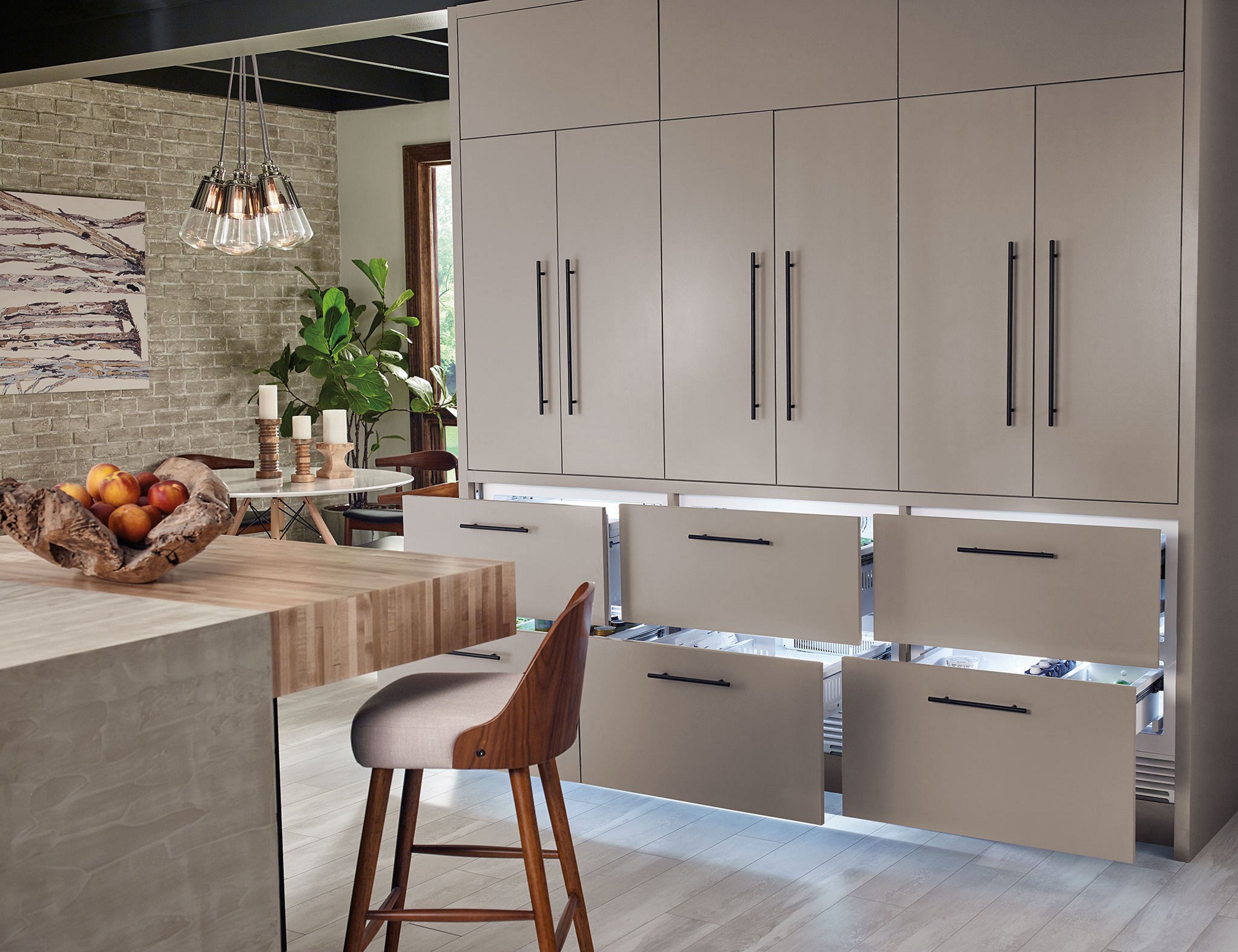 Sub-Zero 30" Freezer Drawers Panel Ready (ID-30F) provides freezer storage in any room in your home from master suite to kitchen bar.