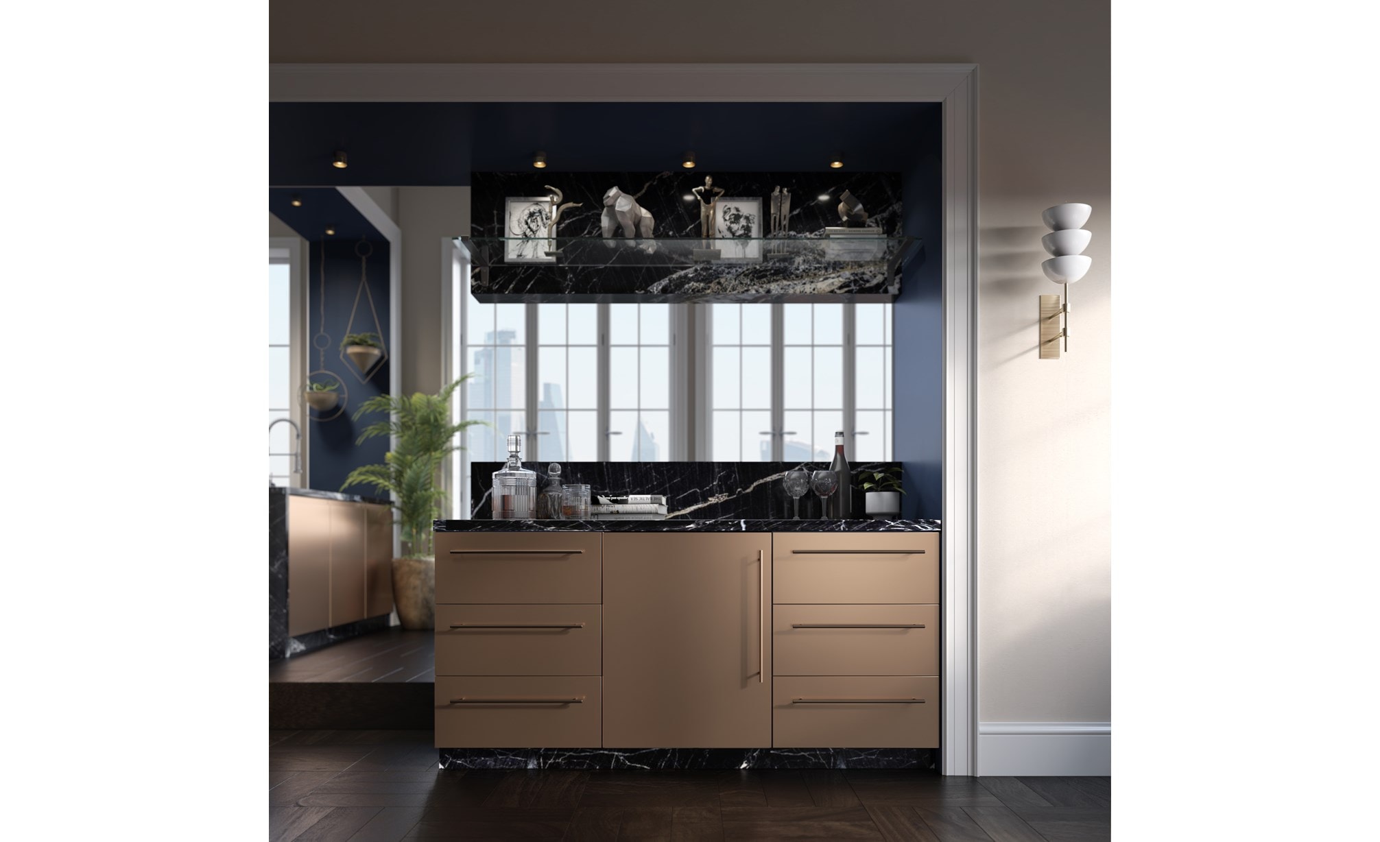 Designer Undercounter SubZero 24" Fridge/Freezer DEU2450CI