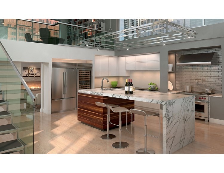 Sub-Zero 42" Classic French Door Refrigerator Freezer Internal Dispenser (BI-42UFDID/S) - Formerly Built-In