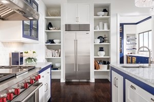 Sub-Zero 36" Classic Side by Side Refrigerator Freezer (BI-36S/S) - Formerly Built-In