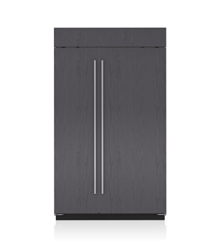 Sub Zero 48 Classic Side by Side Refrigerator Freezer Panel Ready