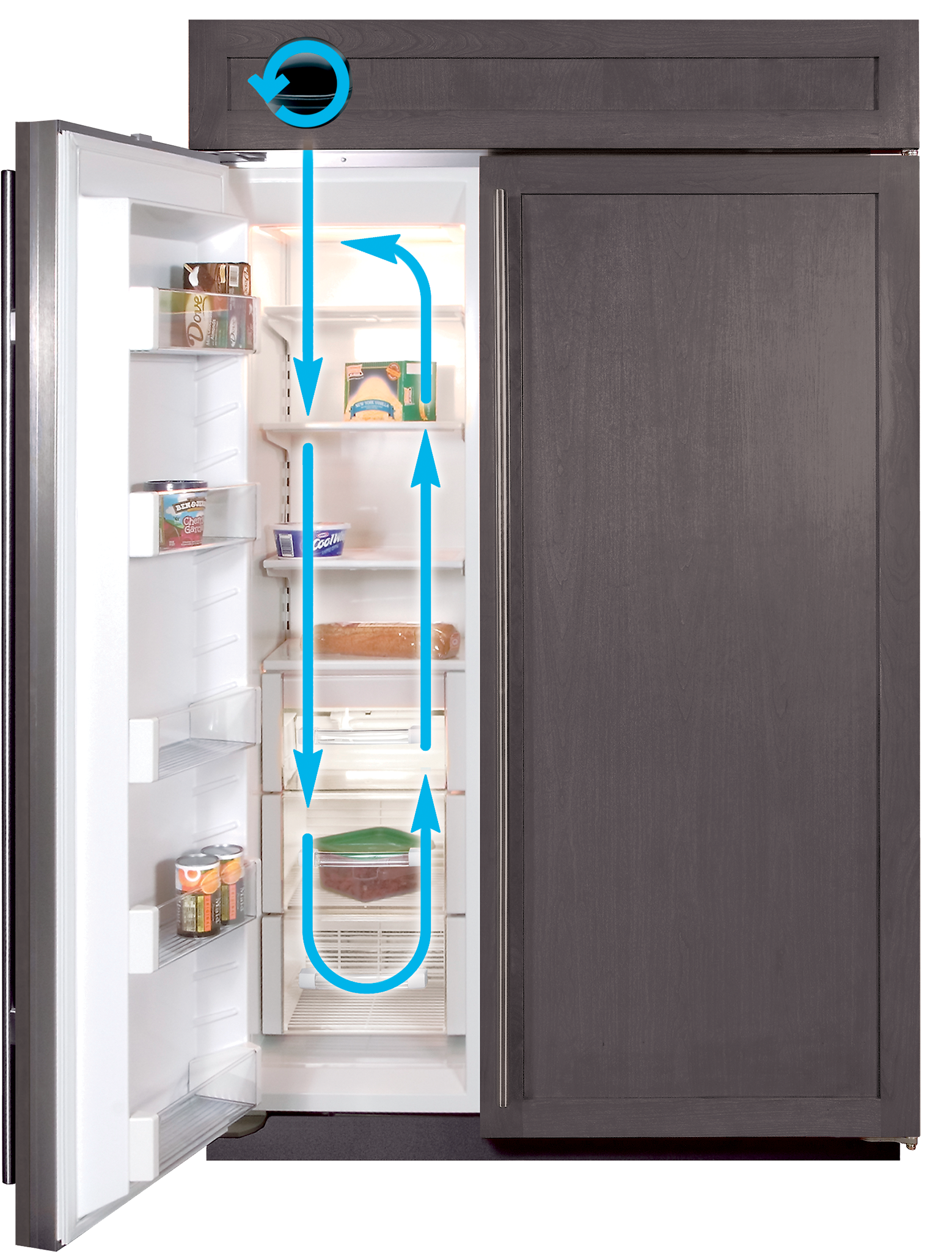 48 high refrigerator