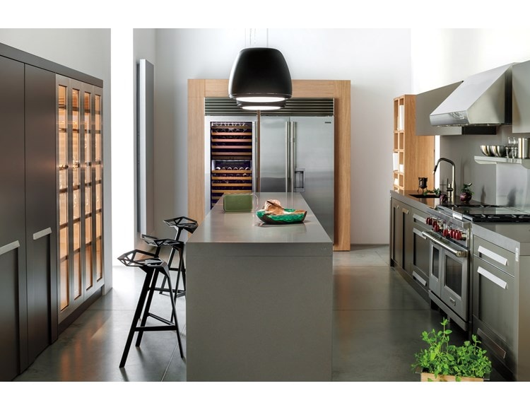 Sub-Zero 42" Classic Side by Side Refrigerator Freezer Dispenser (BI-42SD/S) - Formerly Built-In