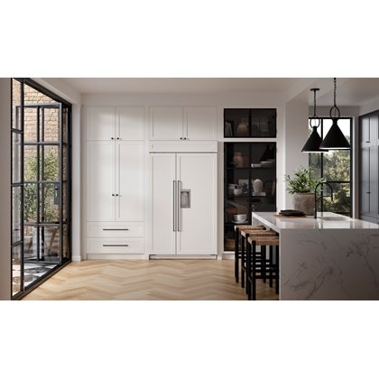 Sub zero wood paneled fridge cheap