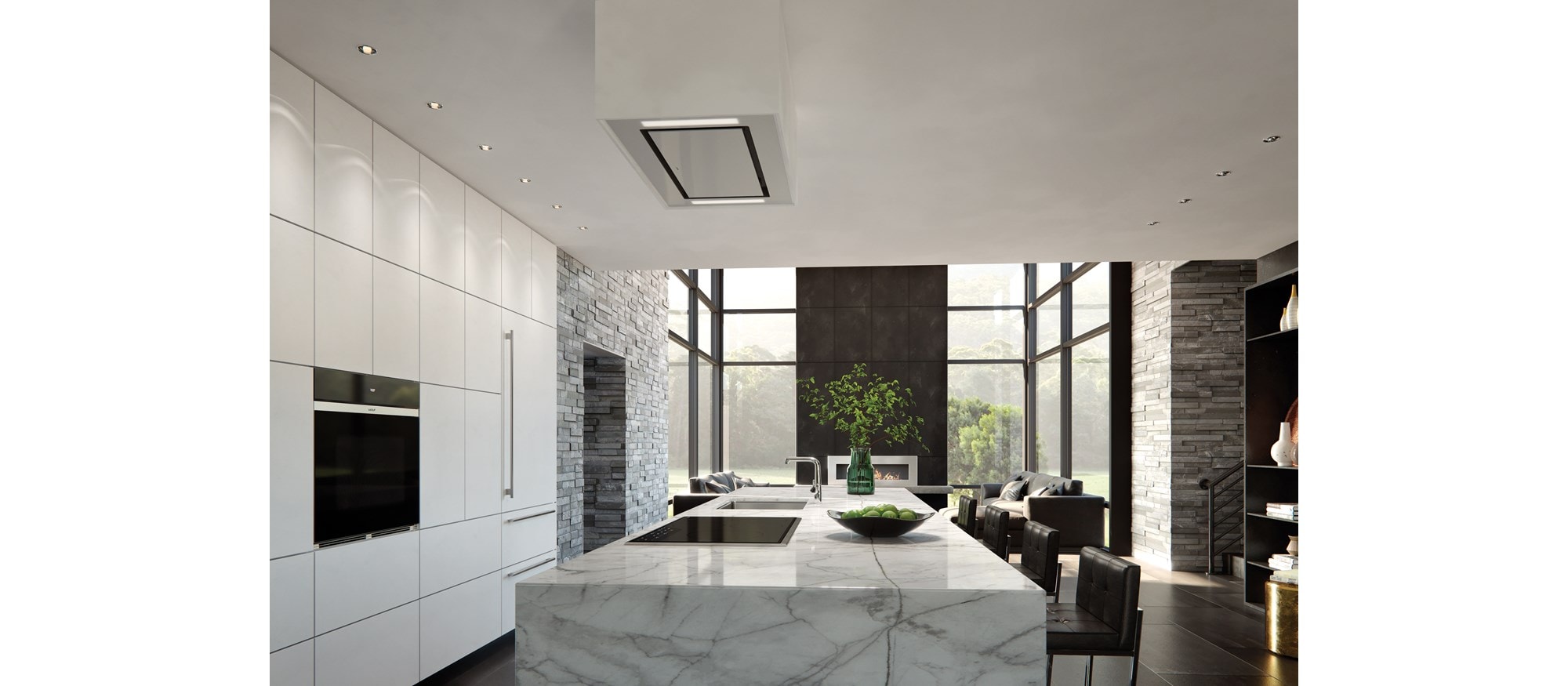 Sub-Zero 36 Inch Tall Combo with Ice Maker (DET3650CI)