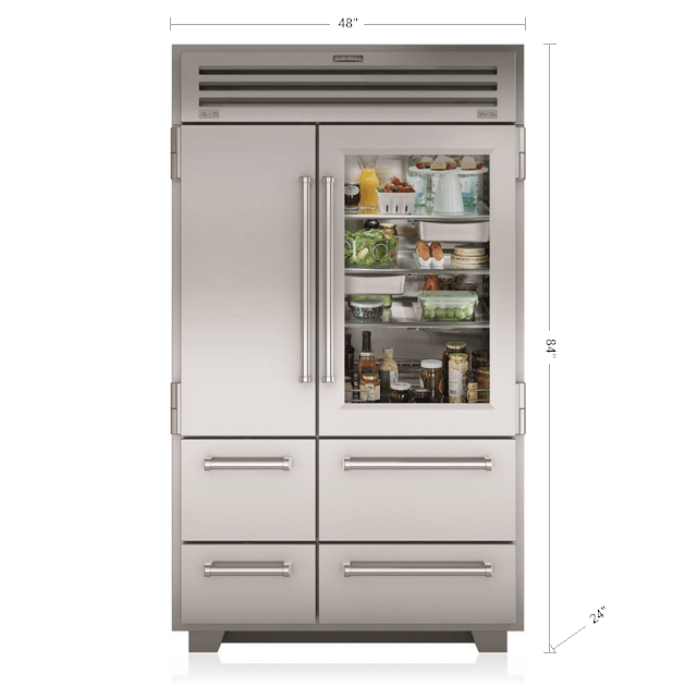 48 cubic foot refrigerator