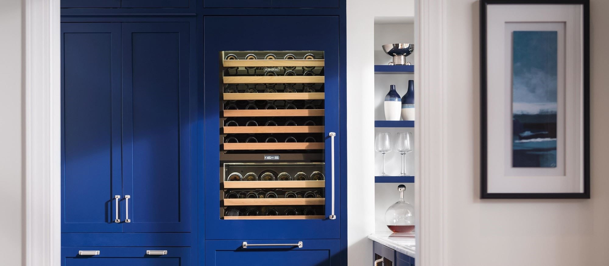 Sub-Zero 30&quot; Designer Wine Storage with Refrigerator Drawers - Panel Ready (IW-30R) - Formerly Integrated
