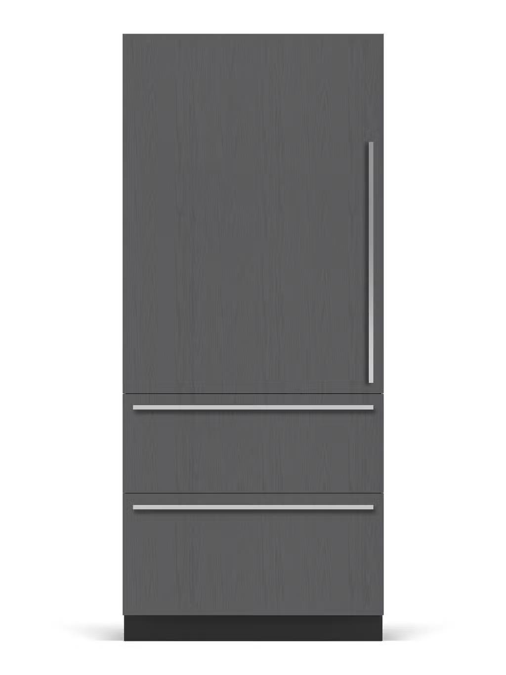 36" Designer Over-and-Under Refrigerator - Panel Ready