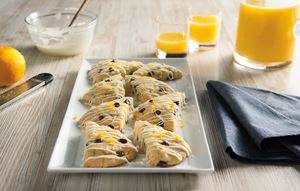 Dark Chocolate Orange Scones