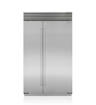 Looking for a refrigerator/freezer solution that will fill this space 64  wide, 79 or 80 tall (uncertain). These units are Kenmore Pro side by side  separate freezer and fridge with dual trim