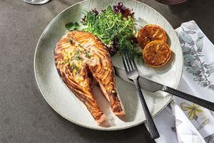 Grilled Salmon Steaks