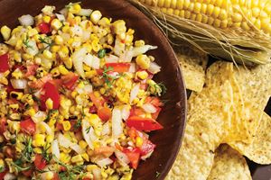 Roasted Sweet Corn Salsa