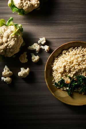 Riced-Cauliflower