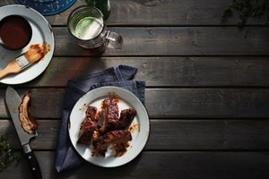 Delicious steam oven pork rib recipe.